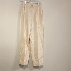 Vintage Evan Picone Cream Dress Pants Straight Leg